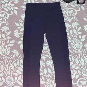 Fabletics deep blue powerhold leggings